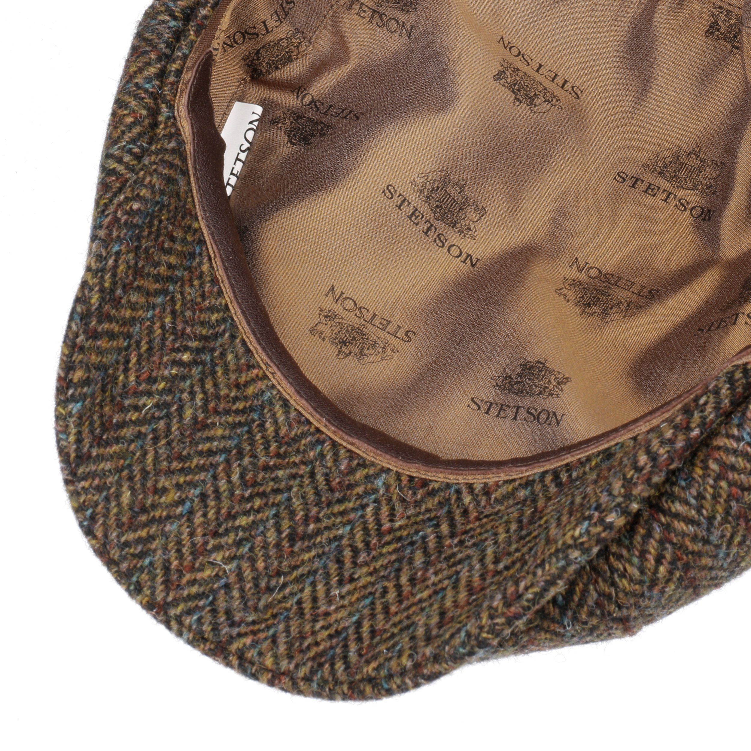 Hatteras New Harris Tweed Flat Cap by 