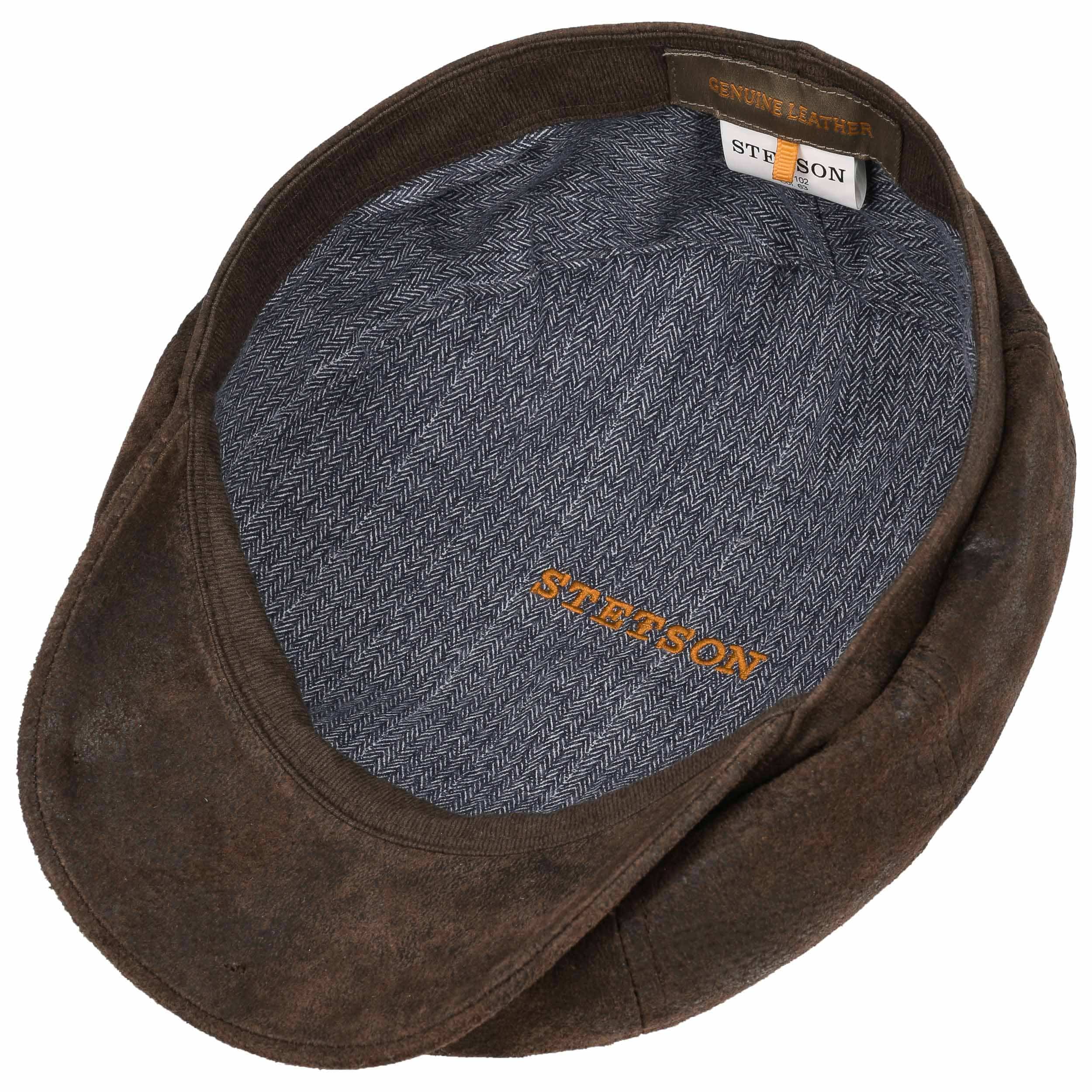 Hatteras Pigskin Leather Cap by Stetson 109,00
