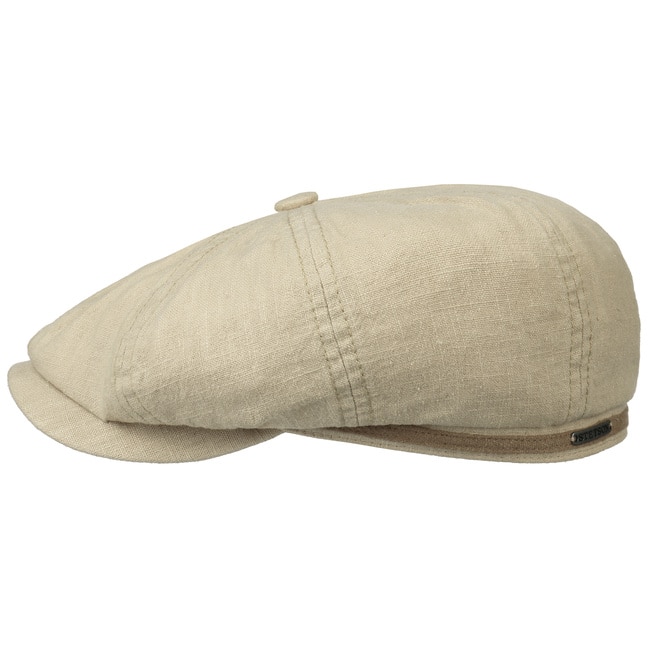beige flat cap