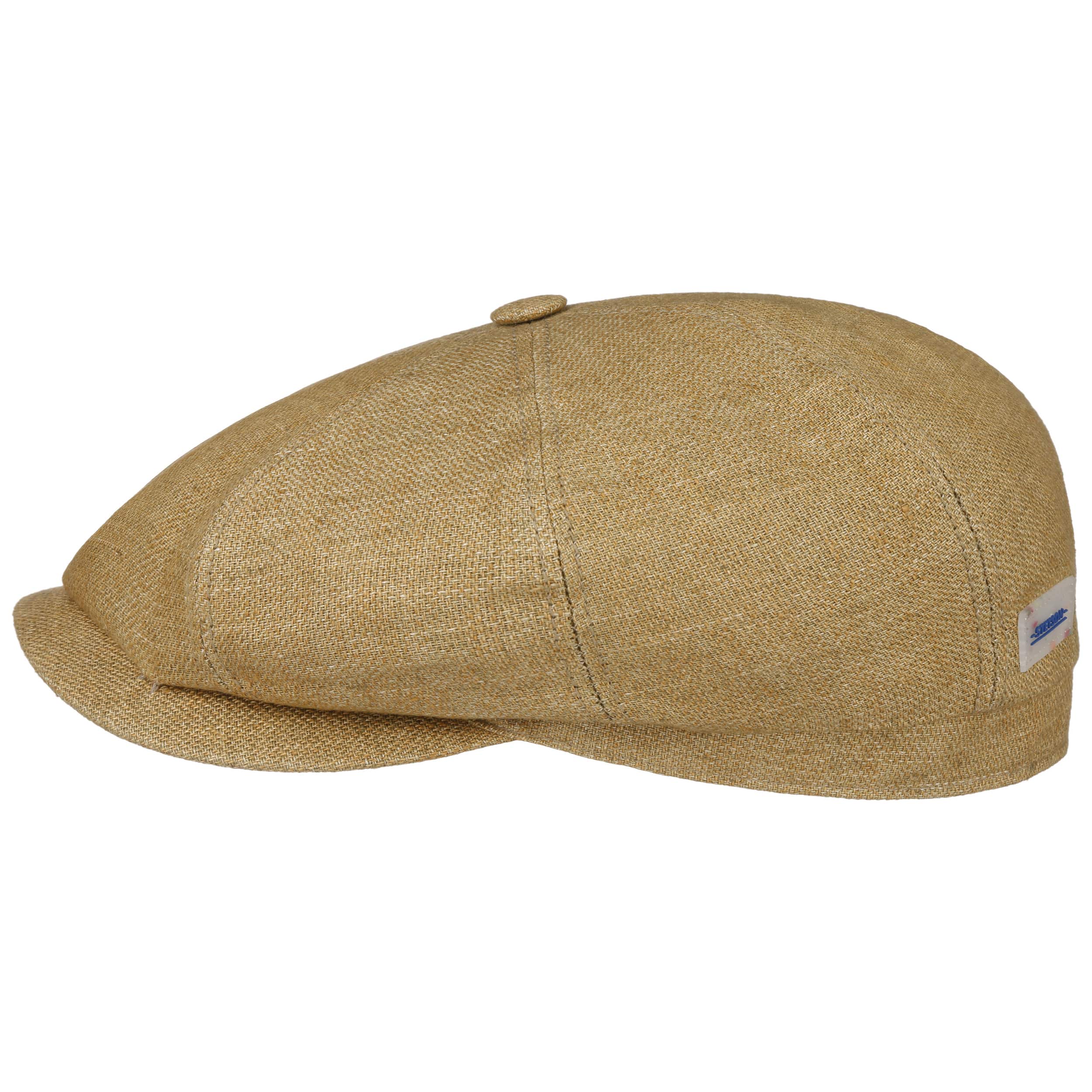 Hatteras Uni Sustainable Linen Flat Cap by Stetson - 72,45