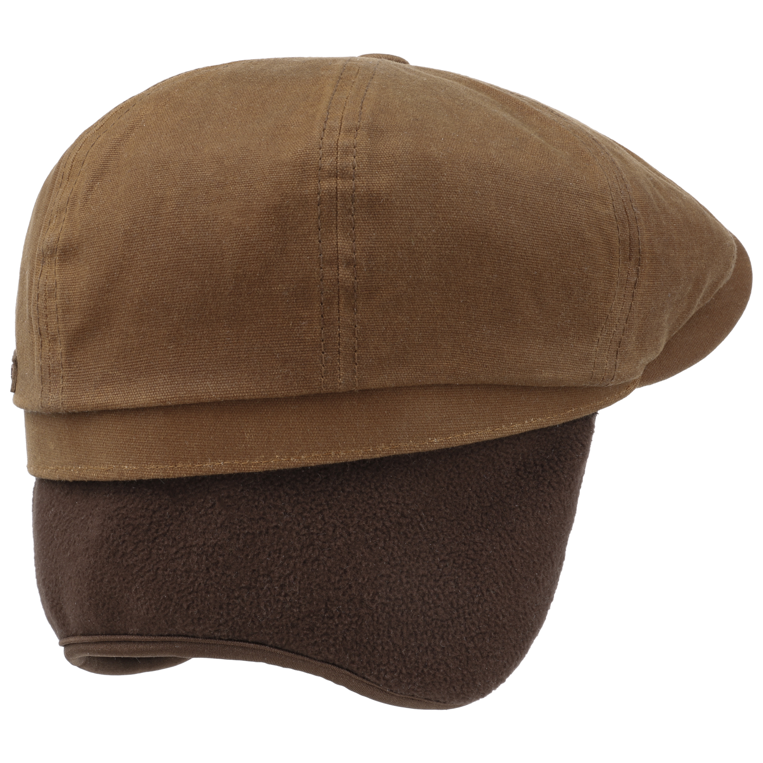 Hatteras Wax Flat Cap with Ear Flaps by Stetson 93,45