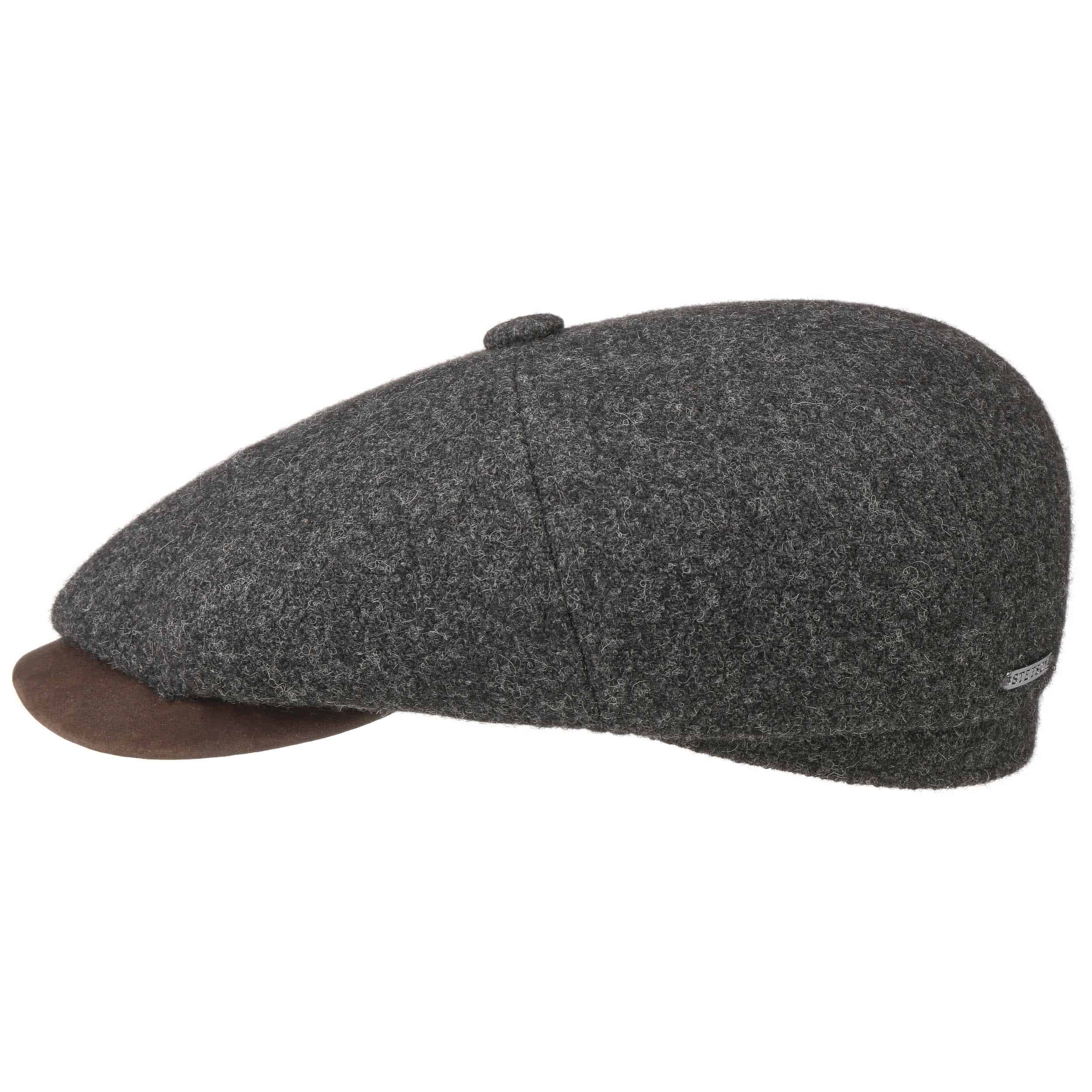Leather Cap With Small Visor