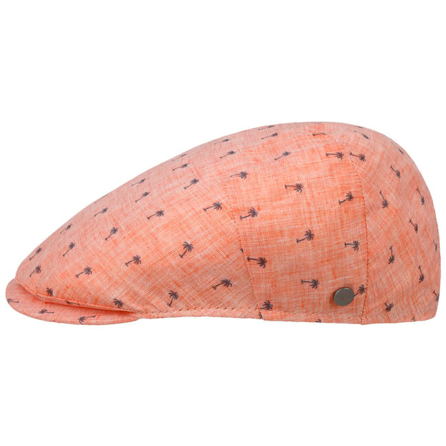 orange flat hat