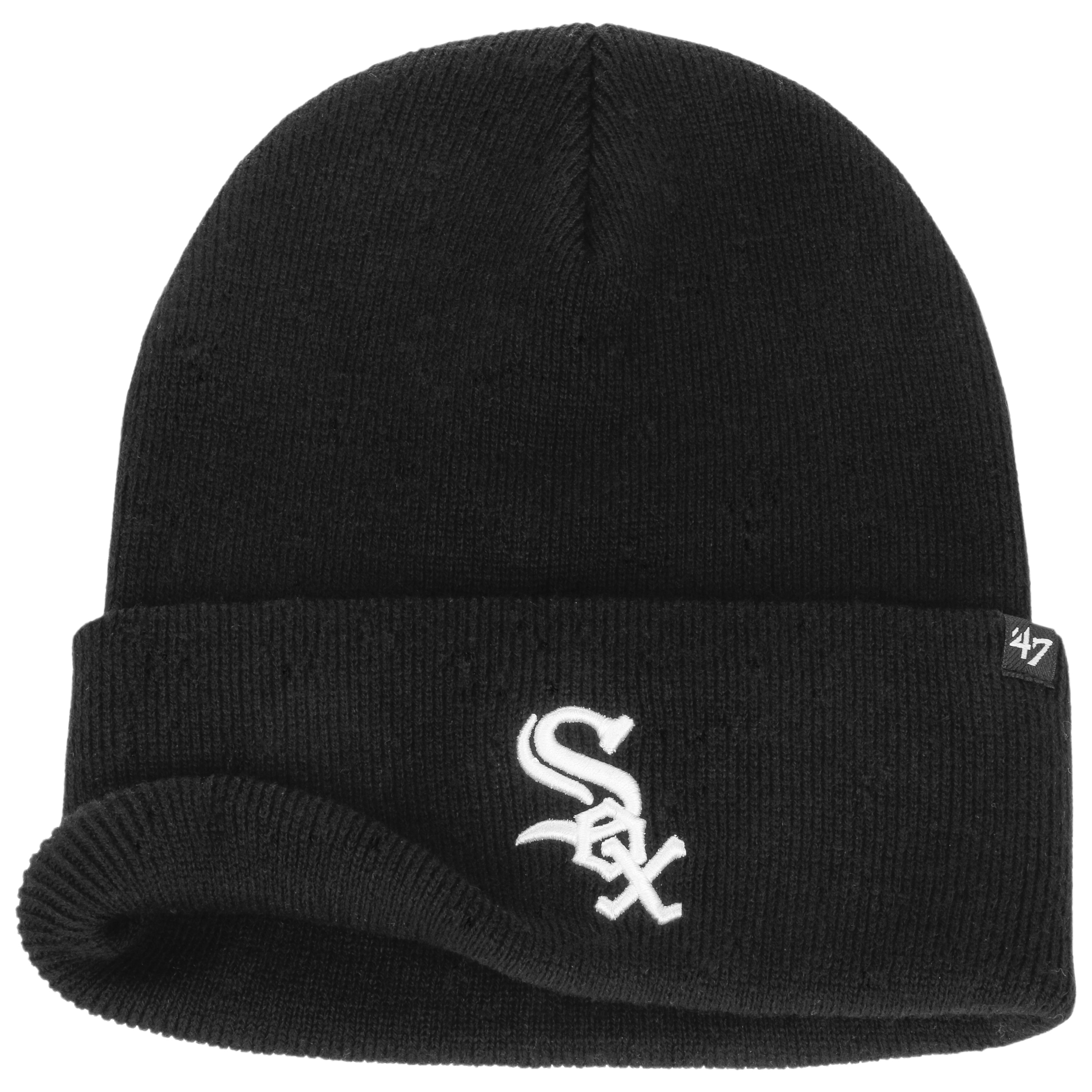 47Brand Chicago White Sox Black on Black Classic Snapback Cap