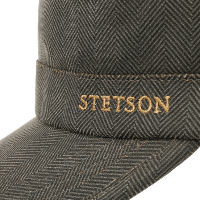Herringbone Army Cap with Lining by Stetson - 49,00 €