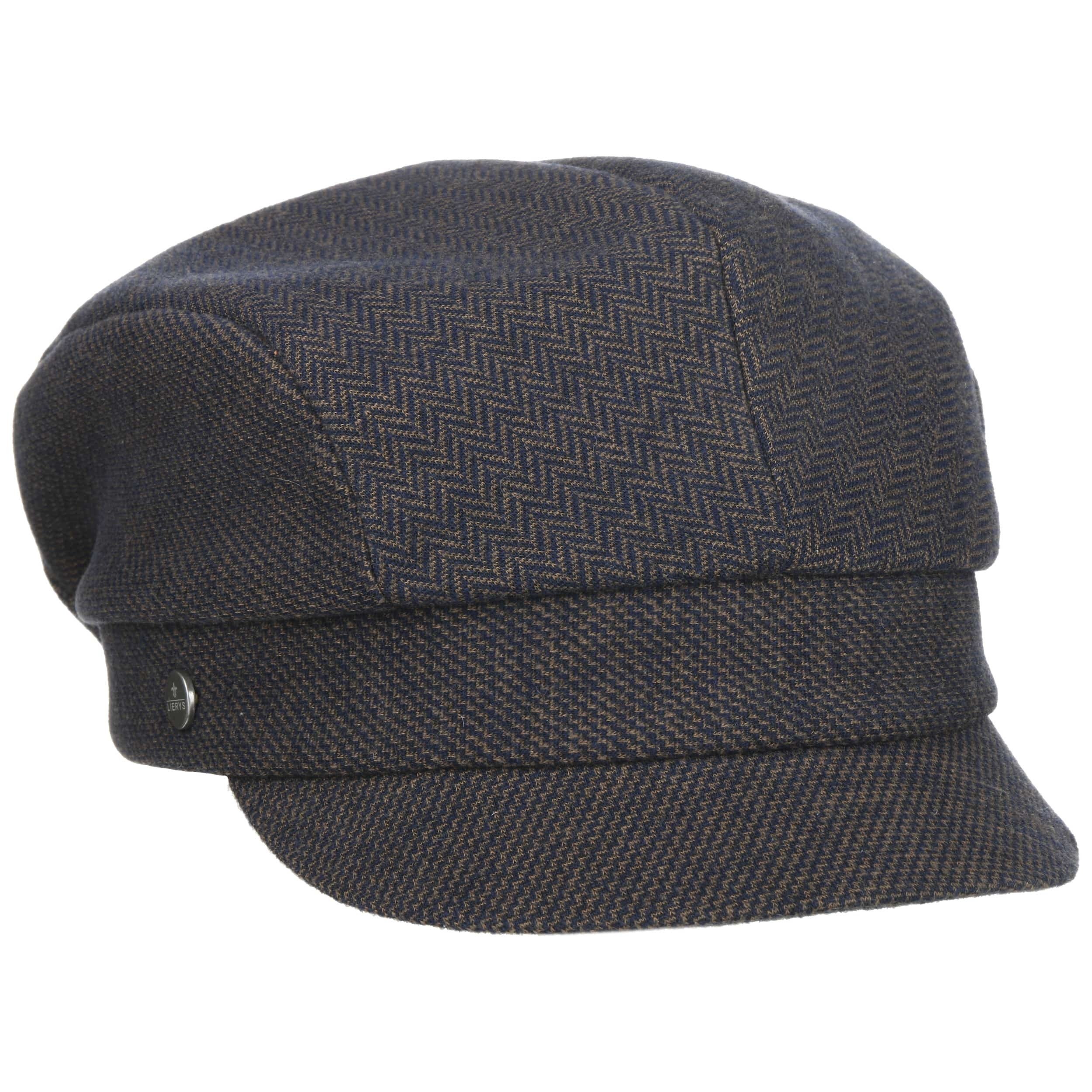 herringbone baker boy hat