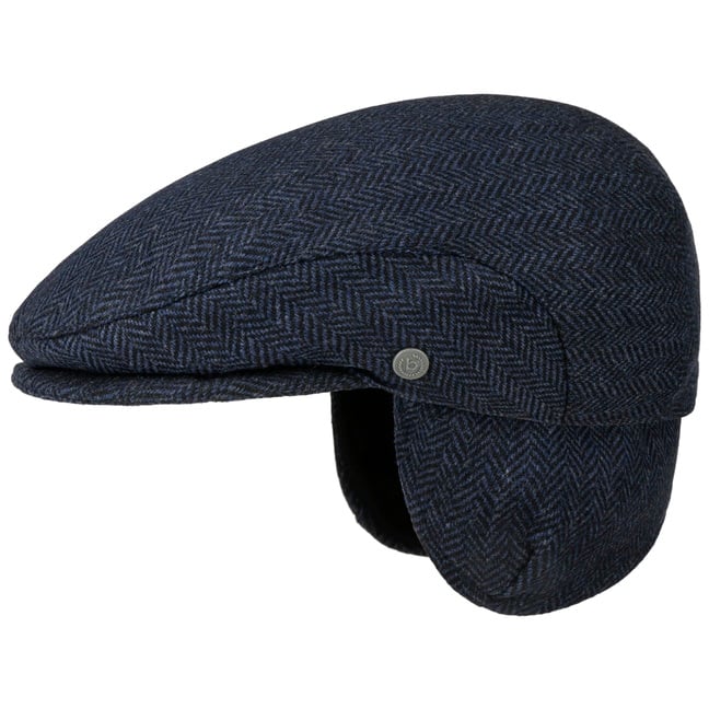 Mens flat cap 2024 with ear flaps