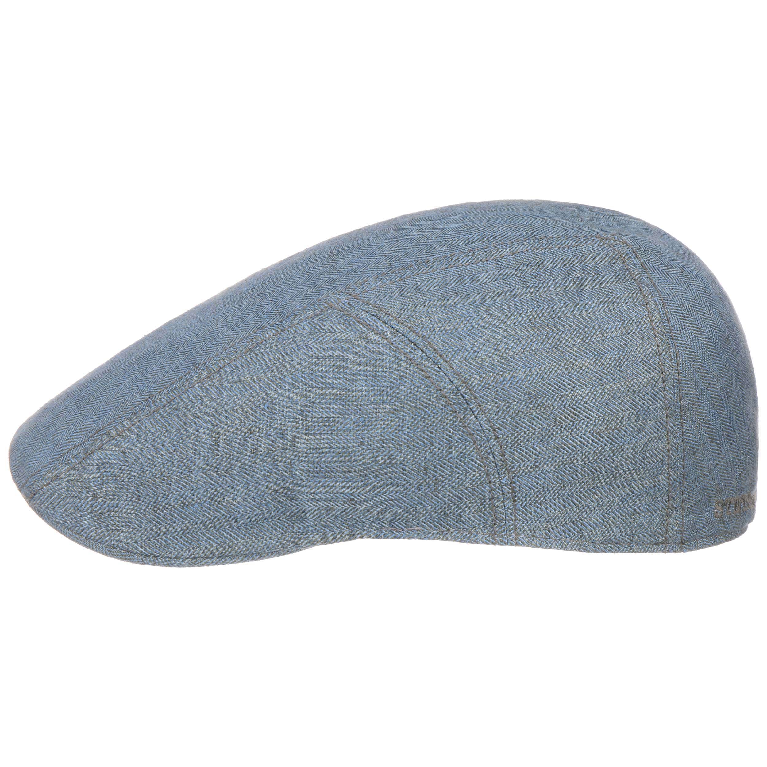 stetson linen flat cap