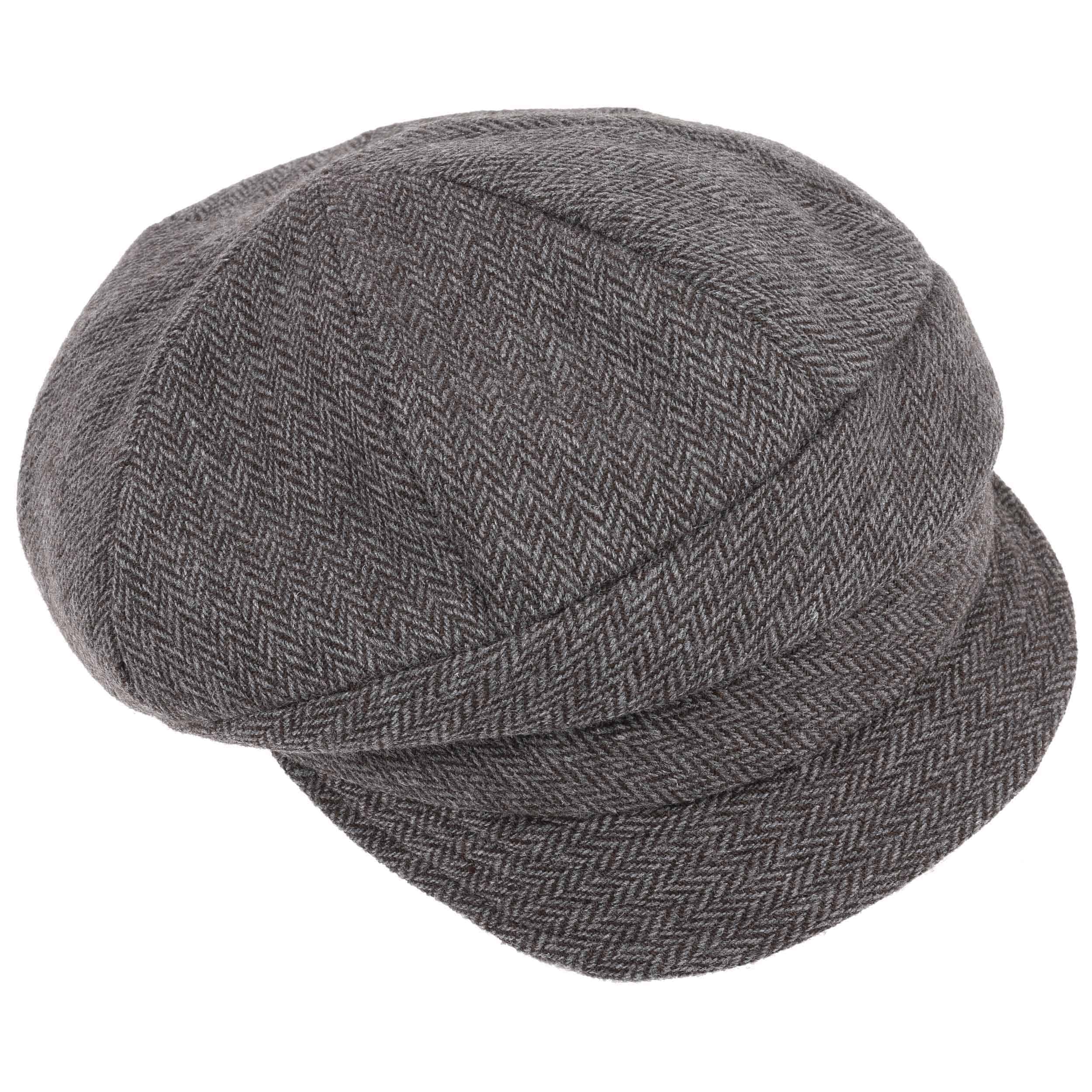 Herringbone Newsboy Cap by bedacht - 71,95