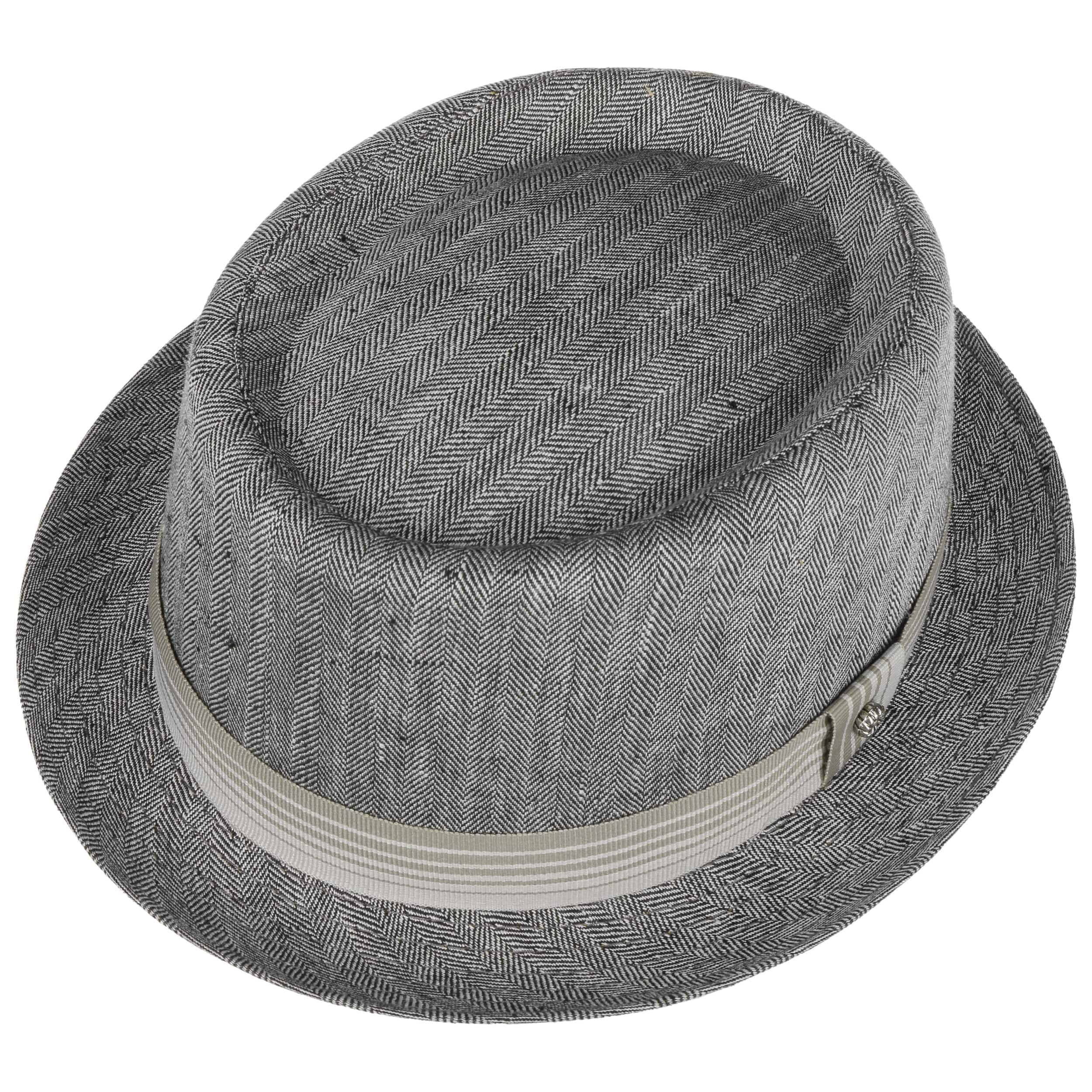 Herringbone Pork Pie Cloth Hat By Lierys