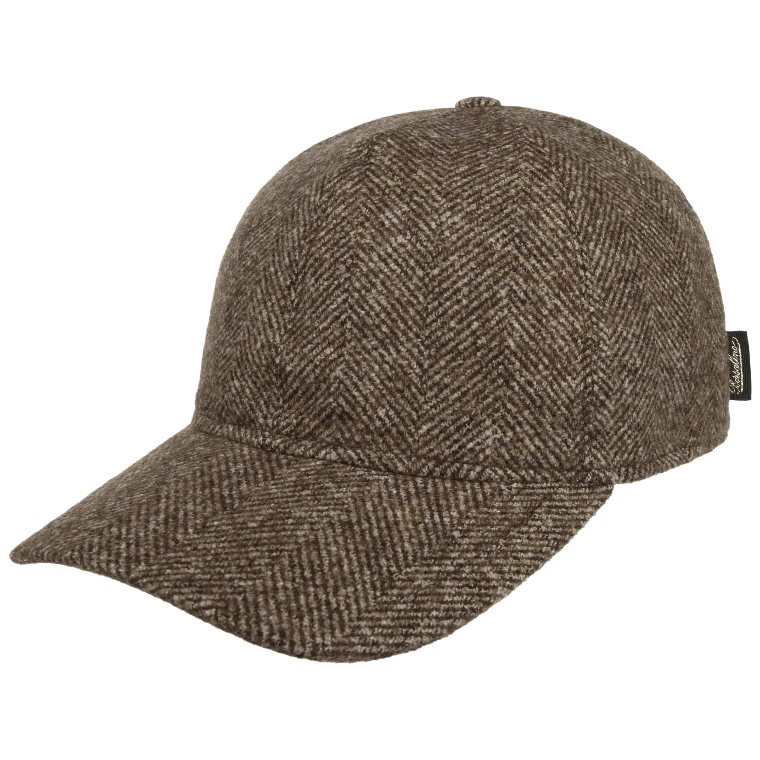 Herringbone Wool Mix Cap by Borsalino - 187,95 €