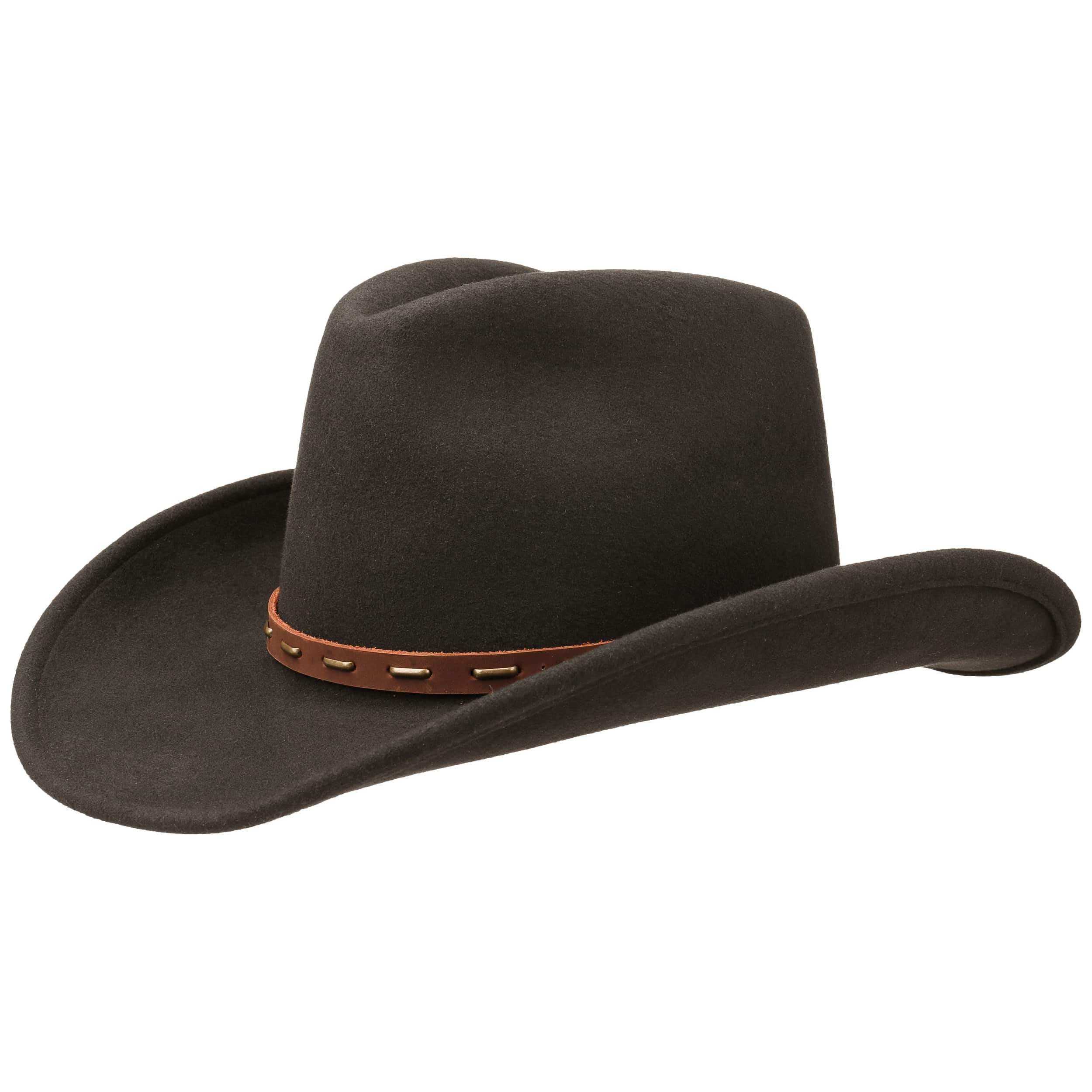 high brim cowboy hat