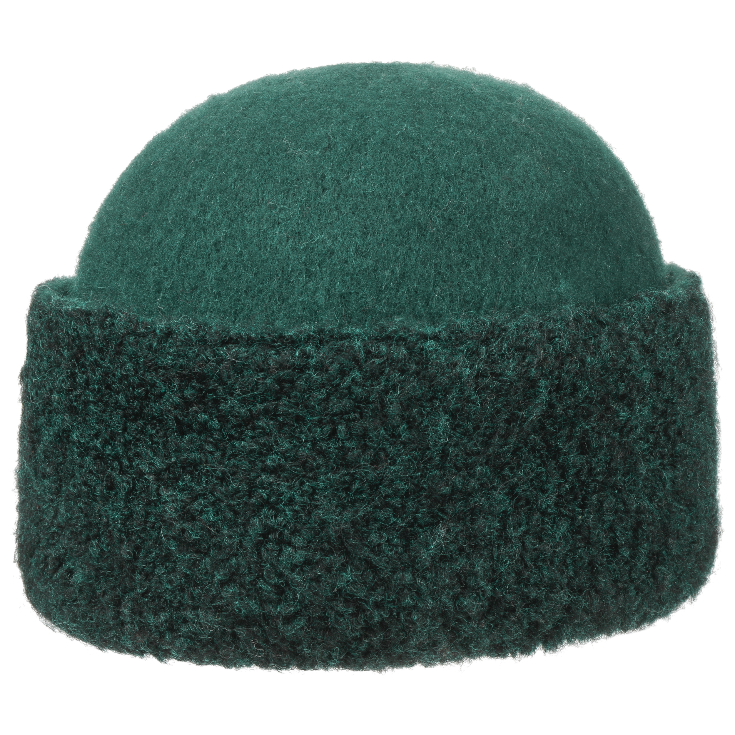 dark green wool hat