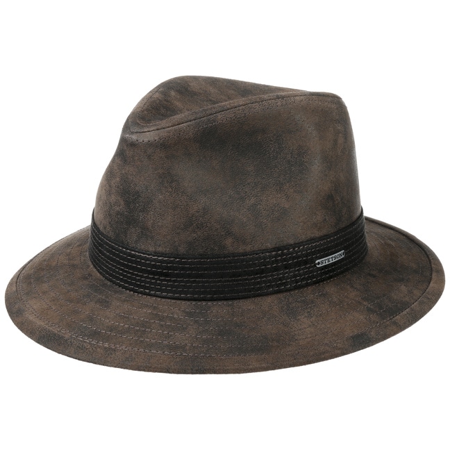 leather stetson