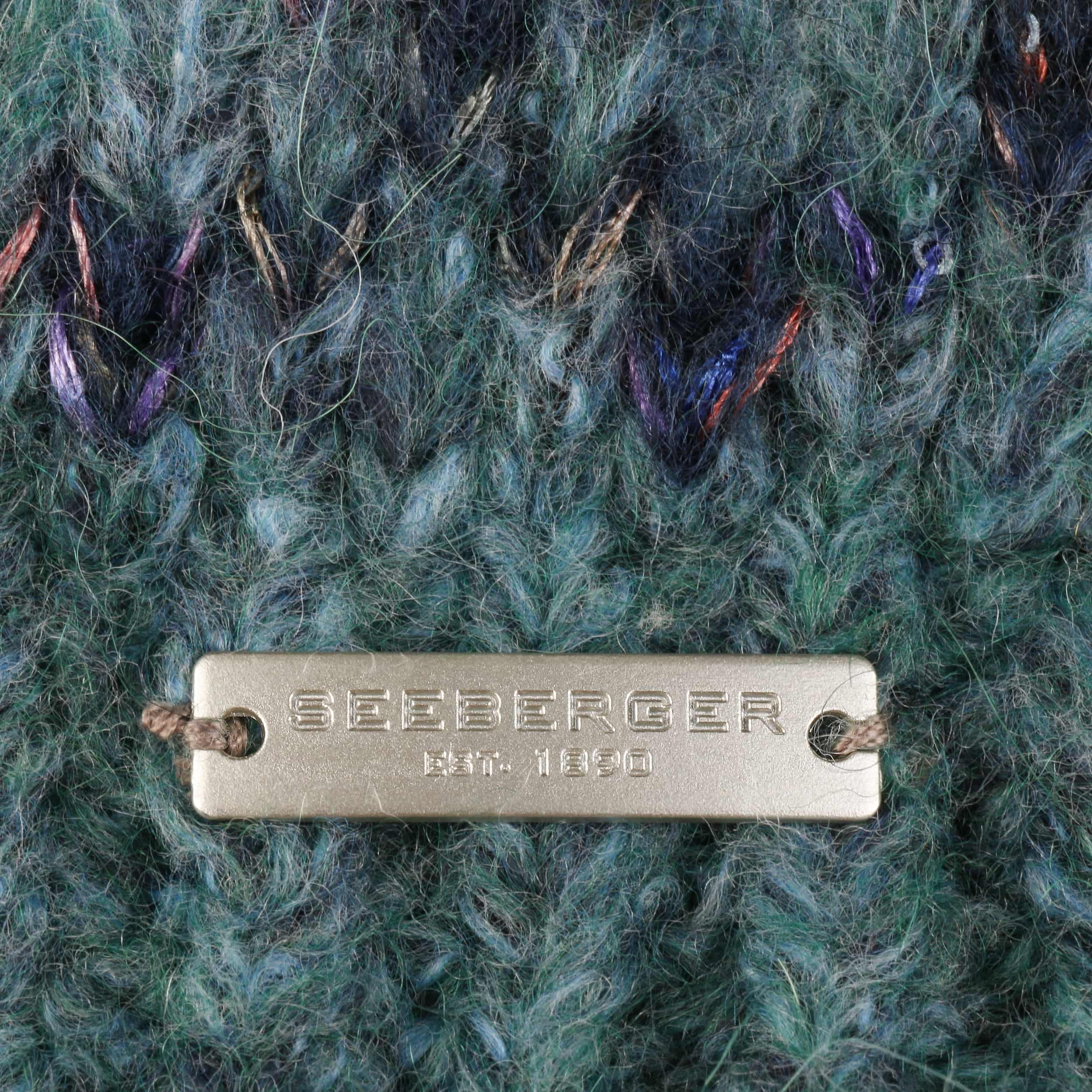 Jacquard Glitter Knit Beret by Seeberger --> Shop Hats