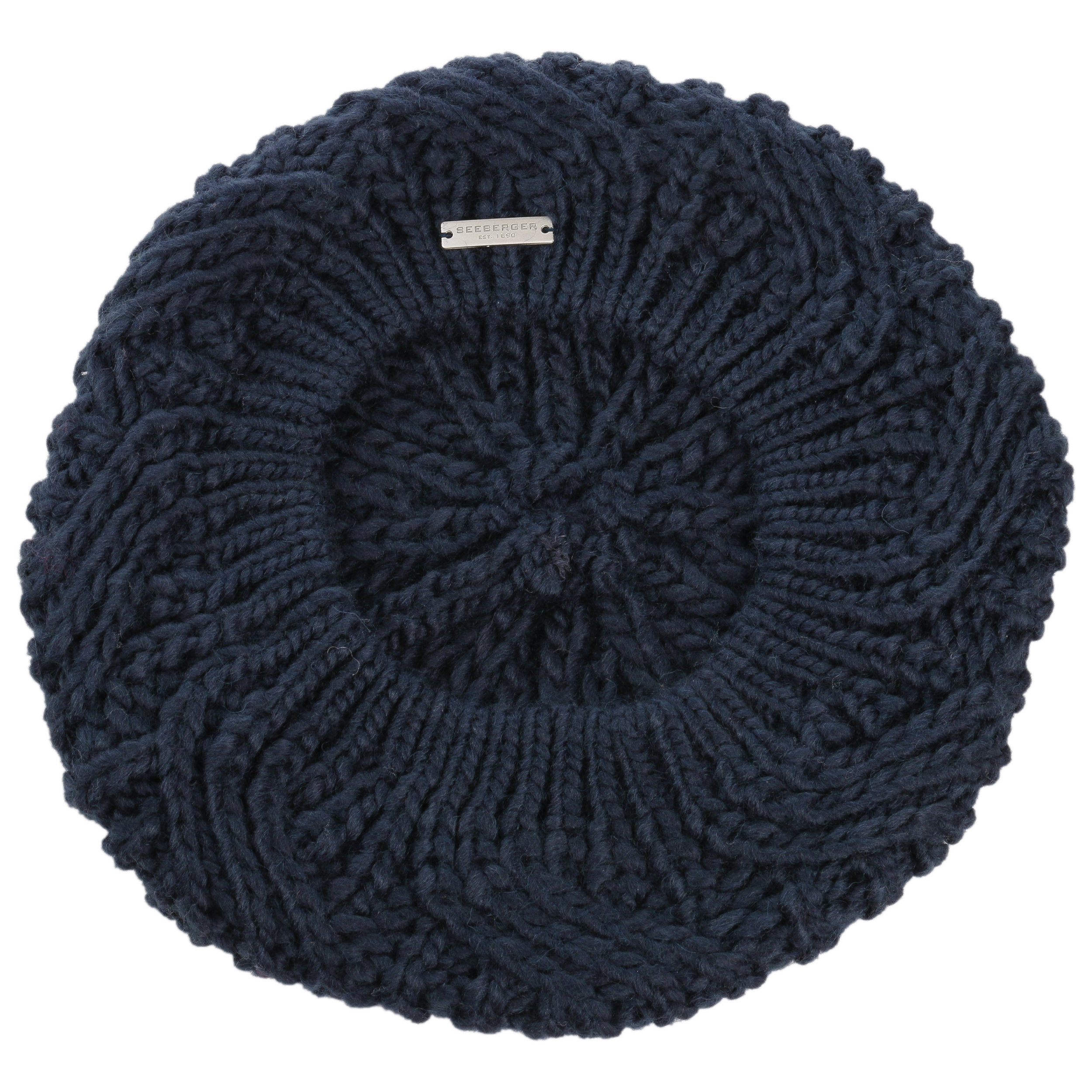 〈SNBYA.H〉100% WASHABLE MERINO WOOL BERET Yakina Merino Knit Beret by Seeberger - 62,95 €