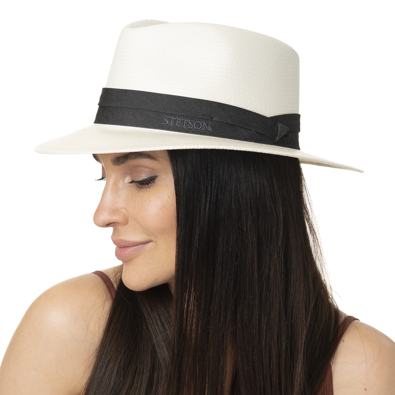 帽子 STETSON Panama HAT Open Road 25 Stetson Shantung Panama Straw Western Hat