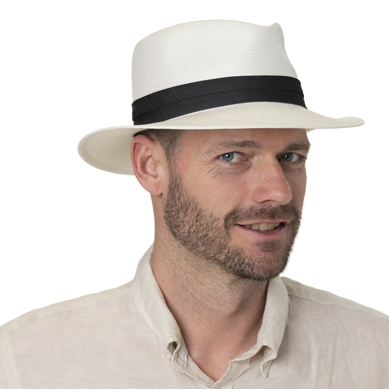 Jefferson Bleached Panama Hat by Stetson - 359,00 €