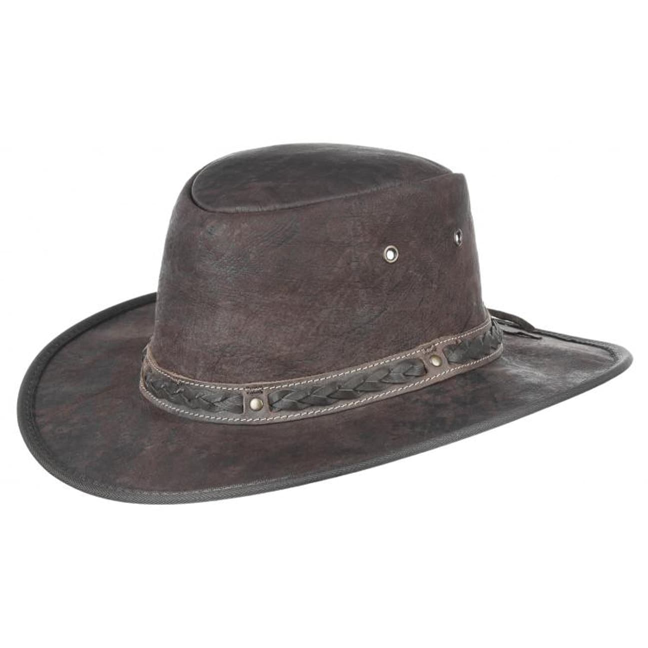 Kangaroo Sundowner Leather Hat by Scippis - 104,95