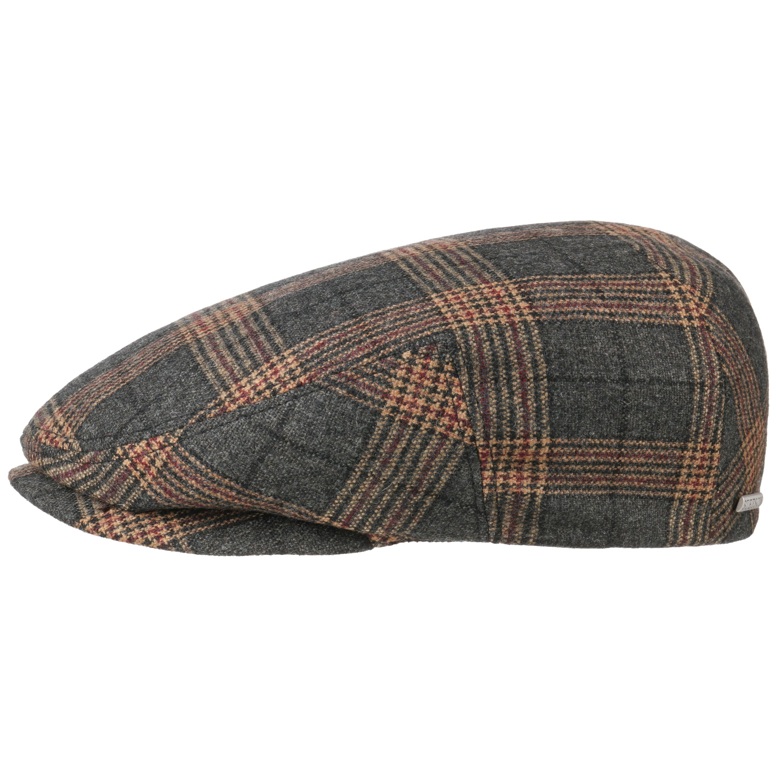 Kent Check Flat Cap with Ear Flaps by Stetson --> Shop Hats, Beanies ...