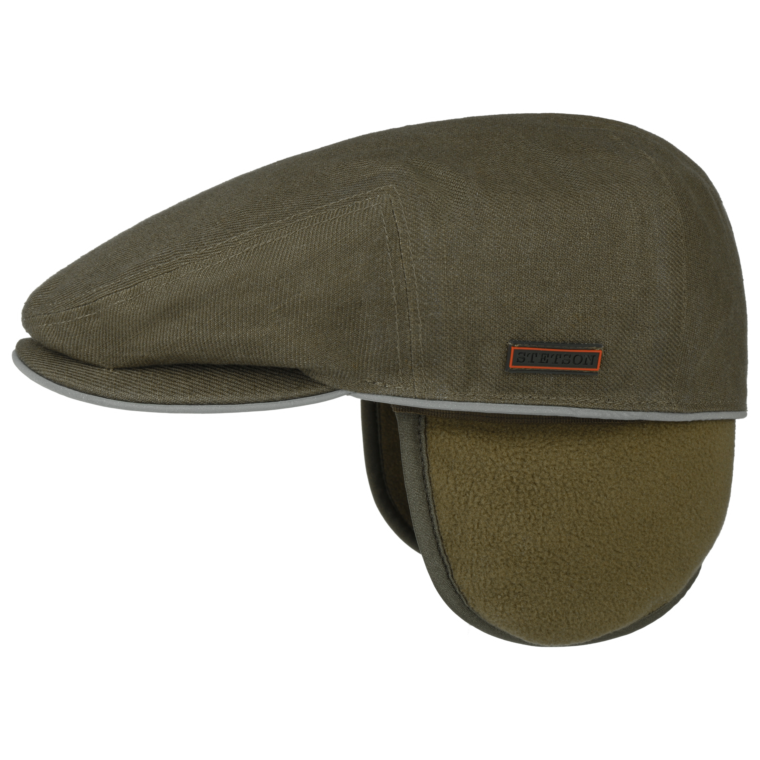 flat cap hat with ear flaps