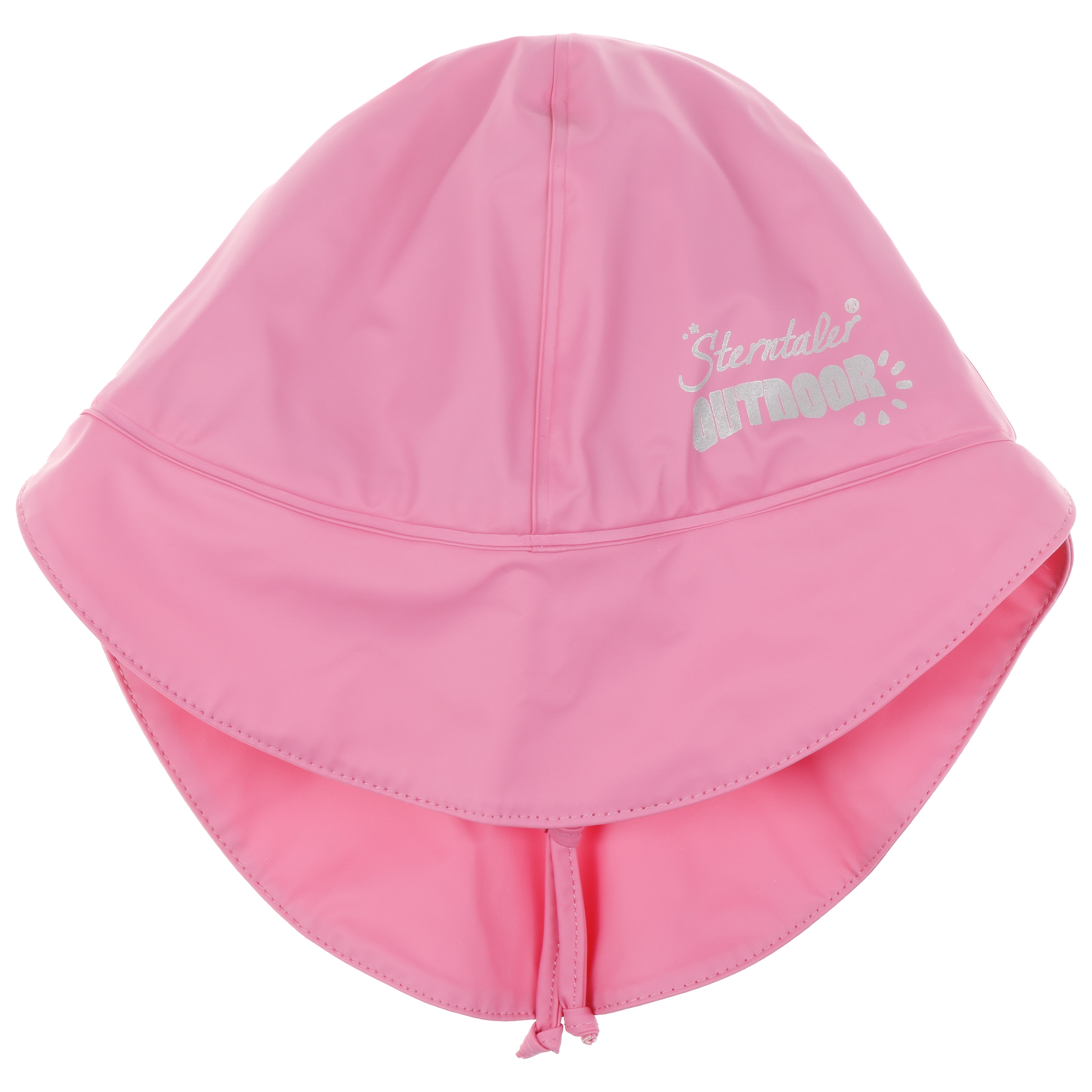 Sterntaler Knotenmütze Bedruckt Mit Herzen Bonnet, Rose