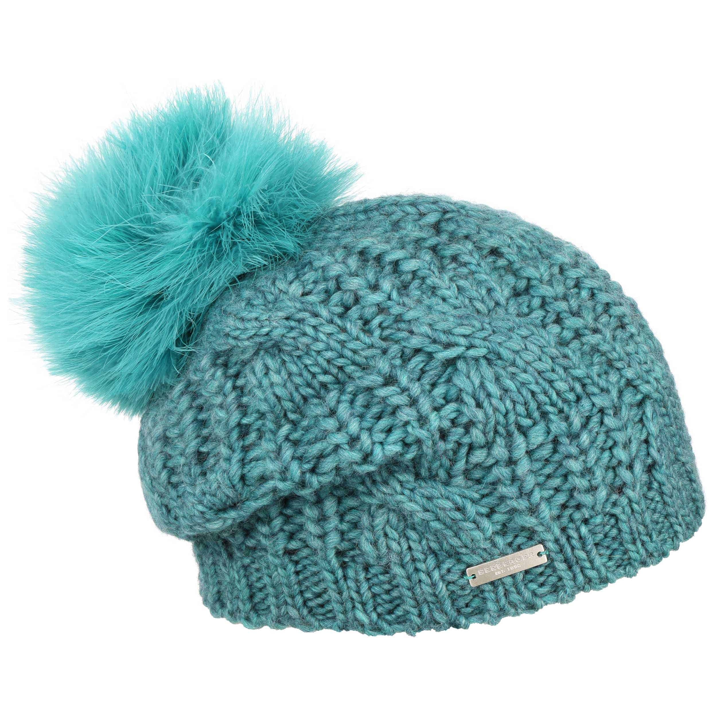 feather beanie