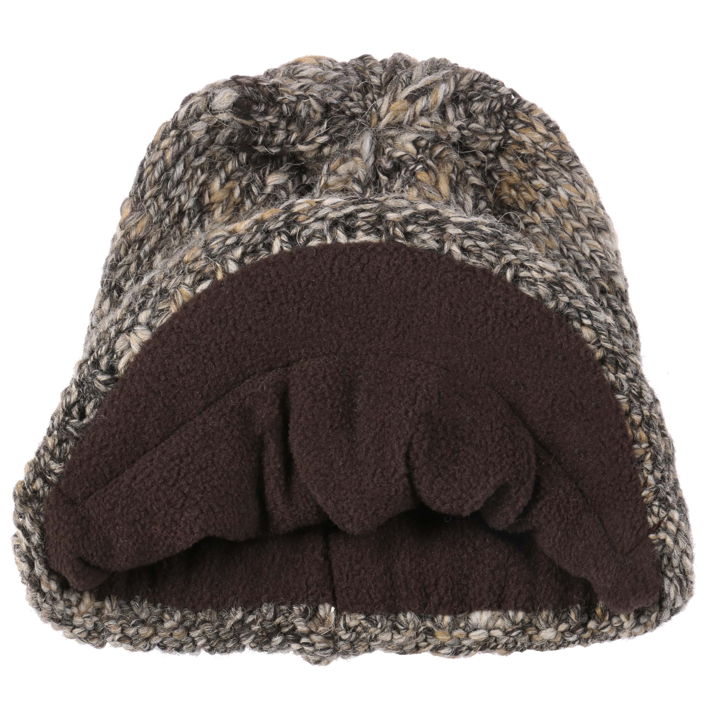 Knit Beanie with Peak and Fleece Lining by McBURN 53,95