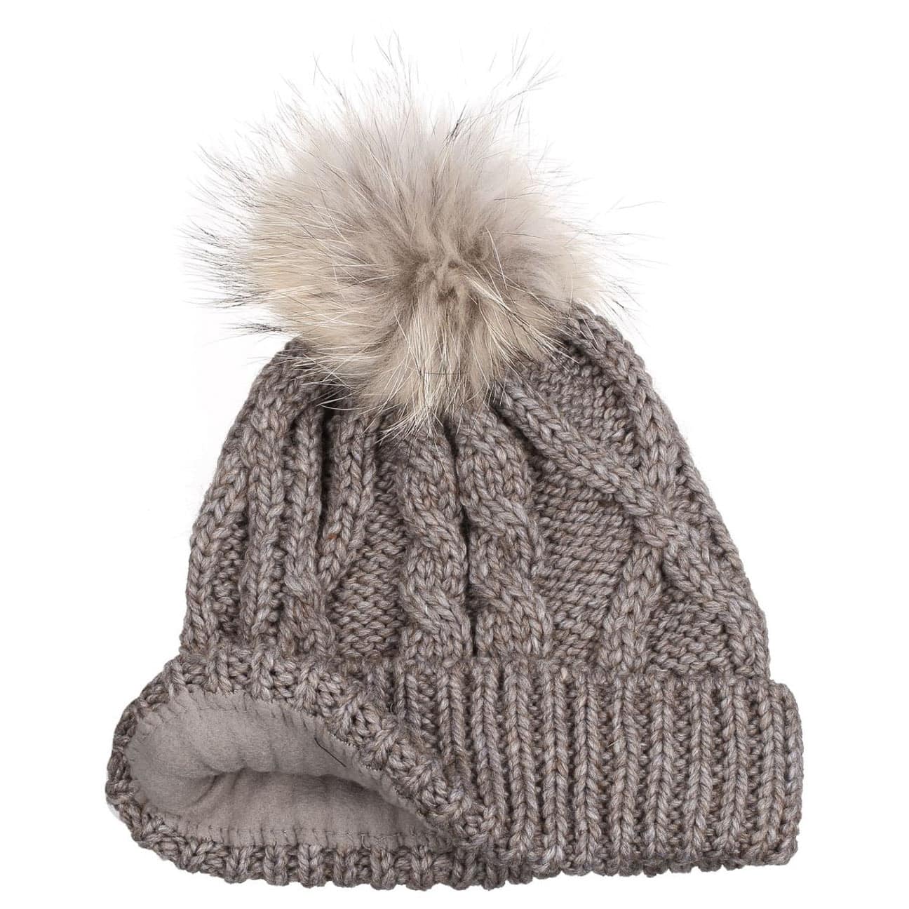 Knit Hat with Pompom by Seeberger - 44,95