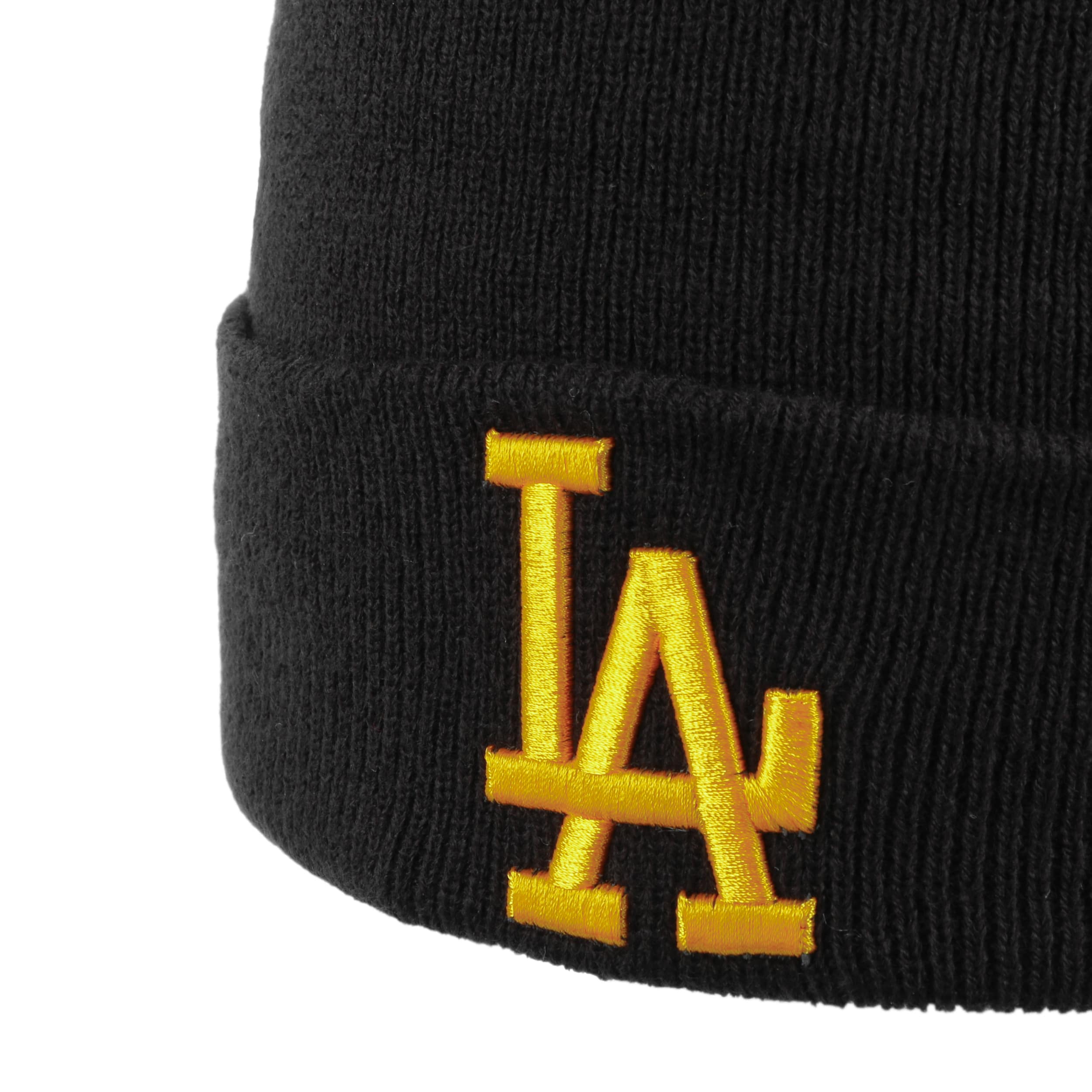 newera La Dodgers Infant League Essential Black Cuff Knit Beanie Hat Unisex