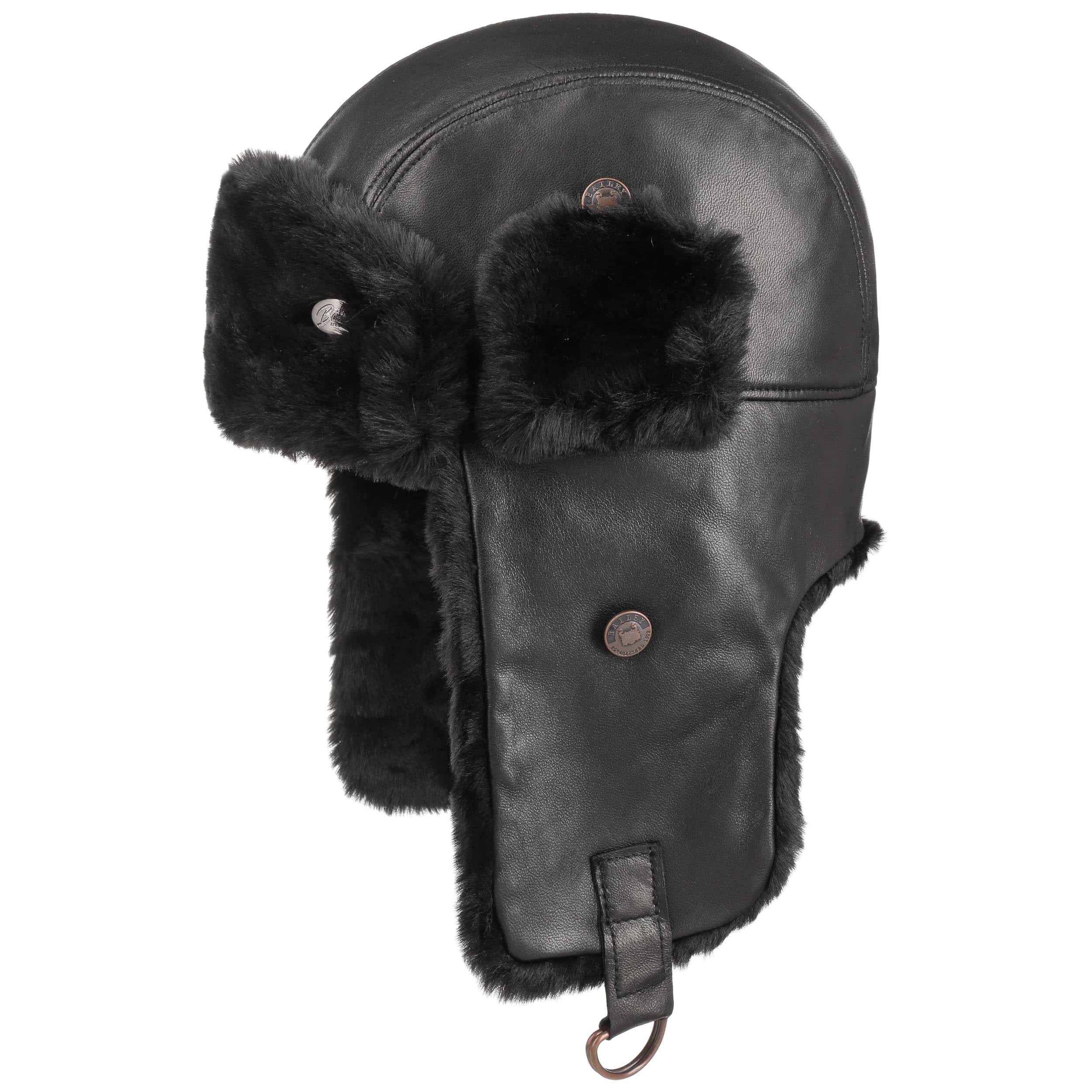 aviator hat black