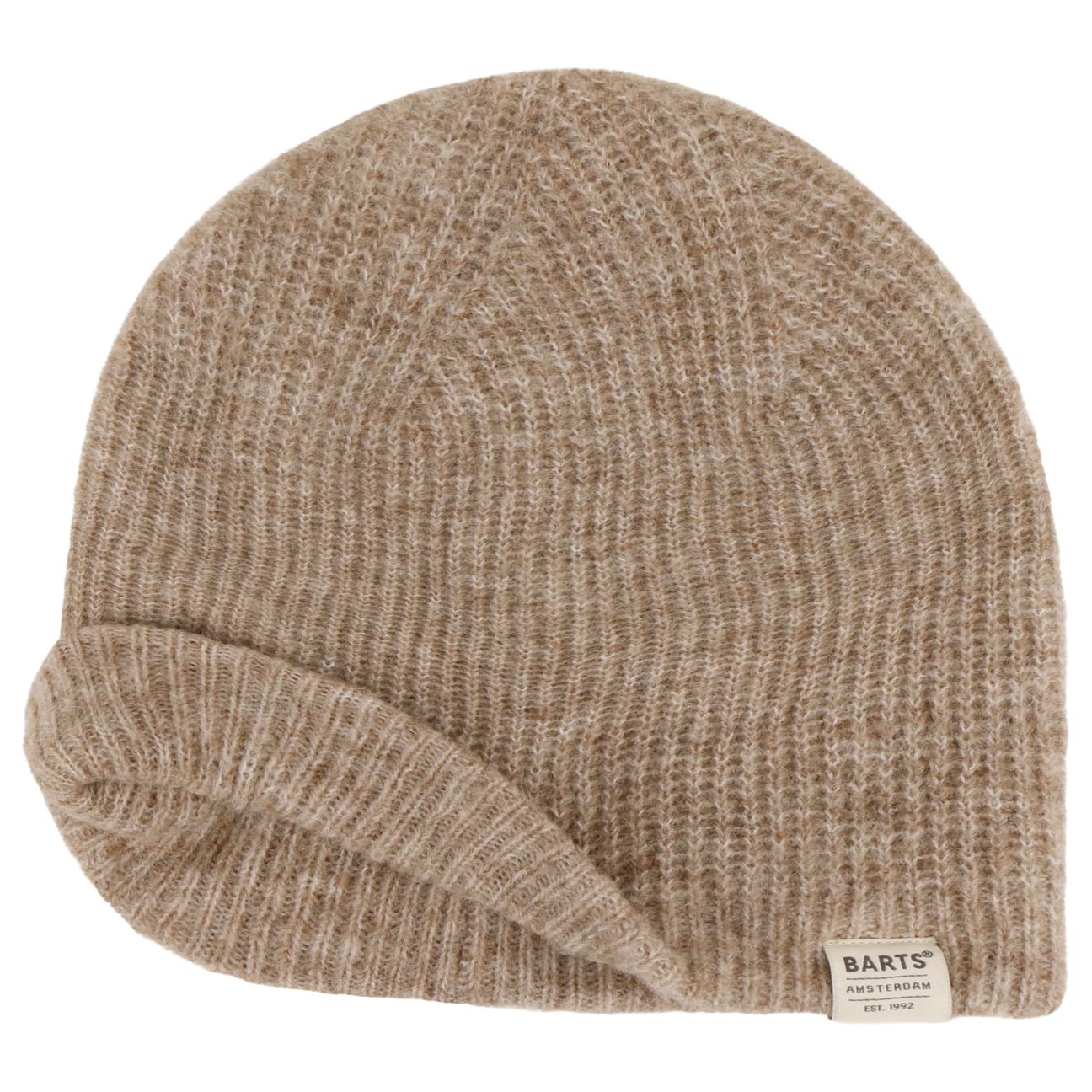 Barts – Cappello Parsley Unisex, Beige Con Righe, Chiusura Regolabile Con Coulisse - copertina