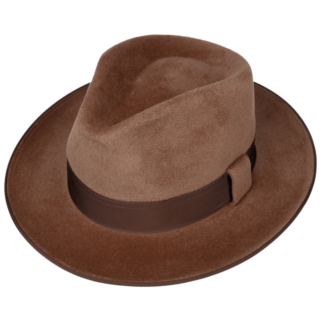 Lidderdale Fedora Fur Felt Hat by Stetson --> Shop Hats, Beanies