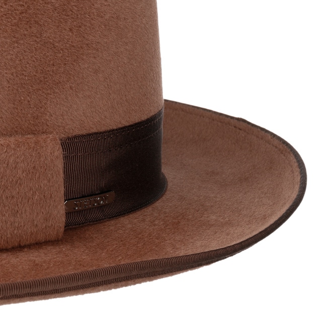 帽子 Stetson Felt Fedora Brown 58cm Stetson Kirkhill Beaver Fedora Fur Felt Hat