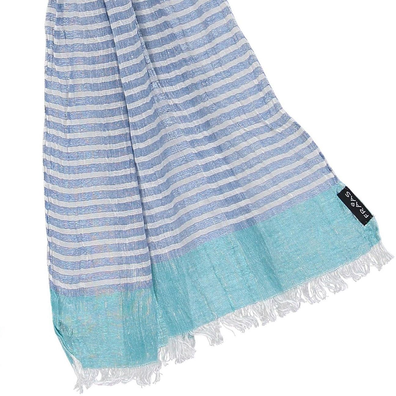 Linen Coton Stripes Scarf by Fraas 32,95