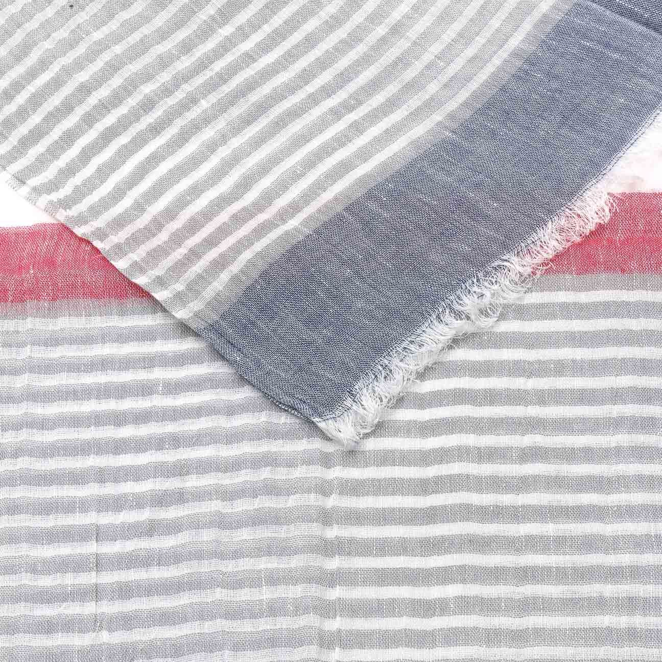 Linen Coton Stripes Scarf by Fraas 32,95