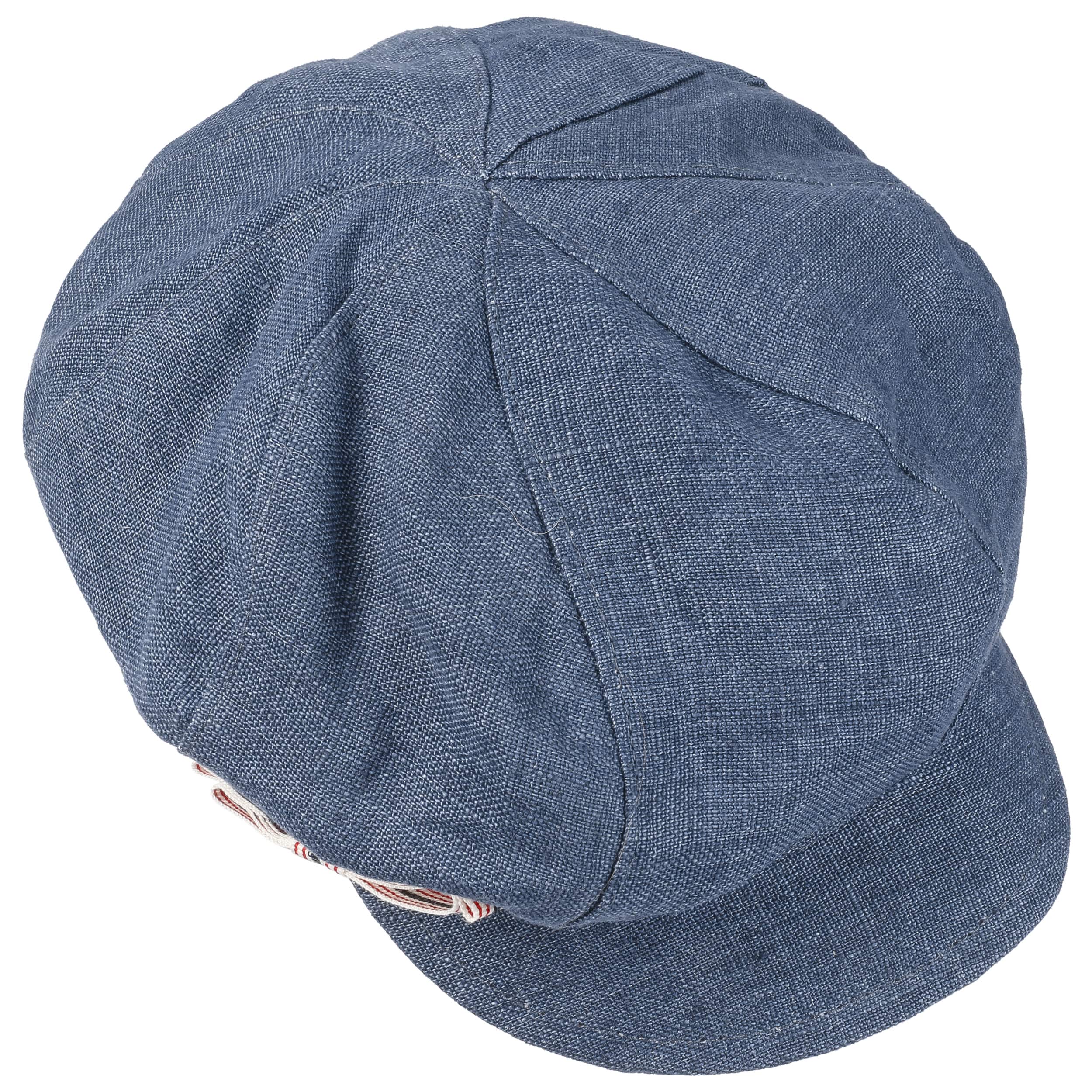 Linen Newsboy Cap with Loop by bedacht --> Shop Hats, Beanies & Caps ...
