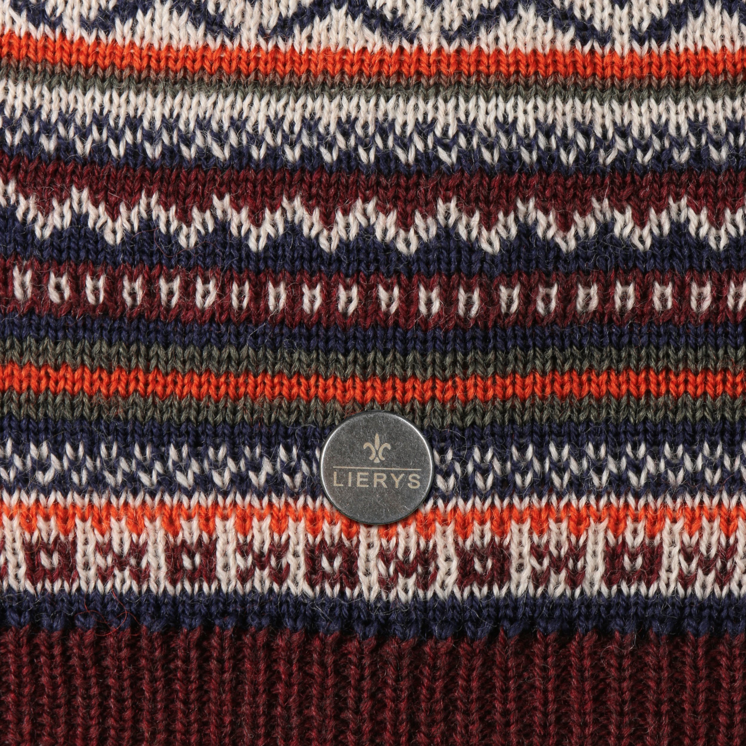 LIERYS Berretto con Risvolto Fine Merino Colour Donna/Uomo - Made in Germany Beanie Lana Invernale Risvolto, Inverno Autunno/Inverno - Taglia Unica Azzurro