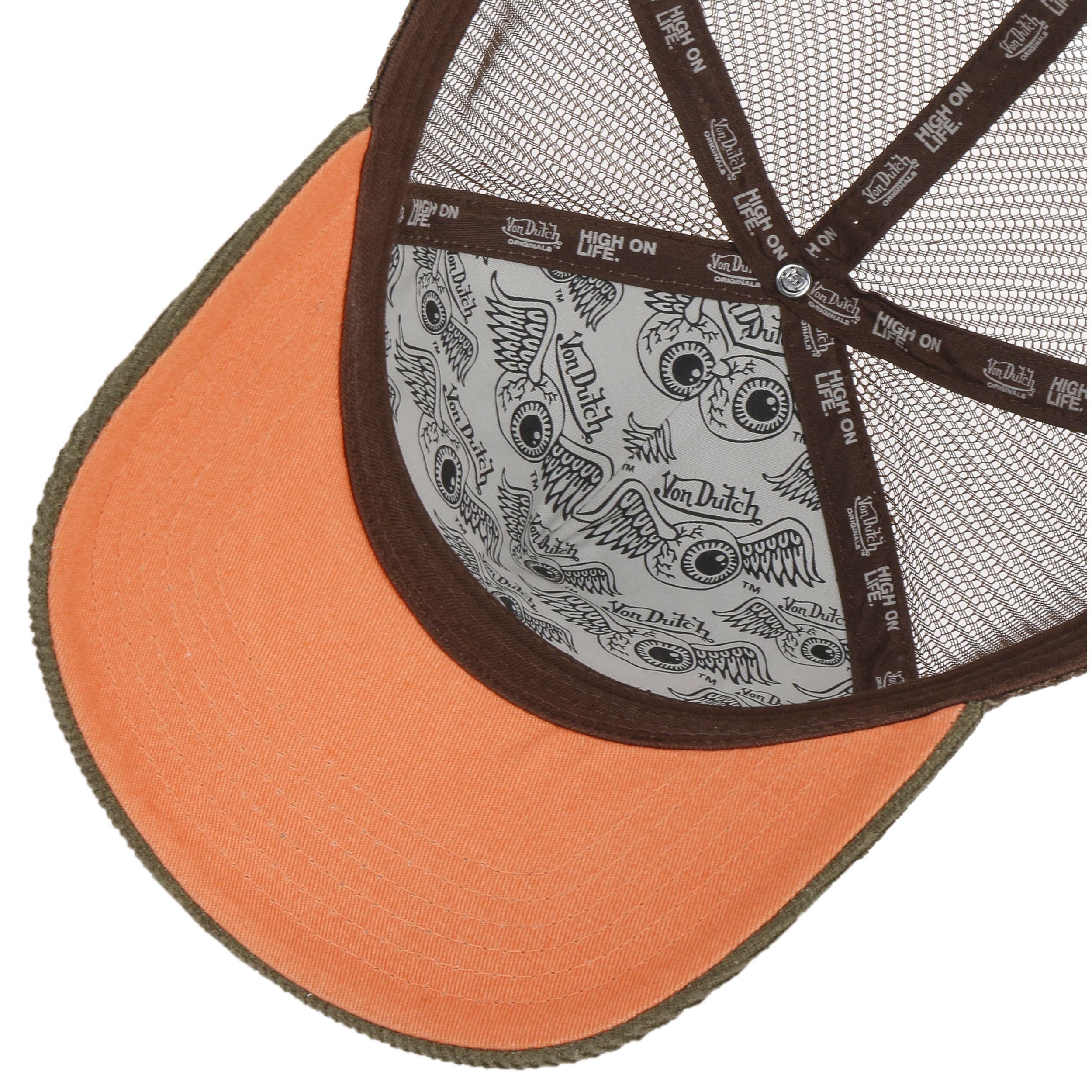 Logo Classic Corduroy Trucker Cap by Von Dutch - 32,95 €