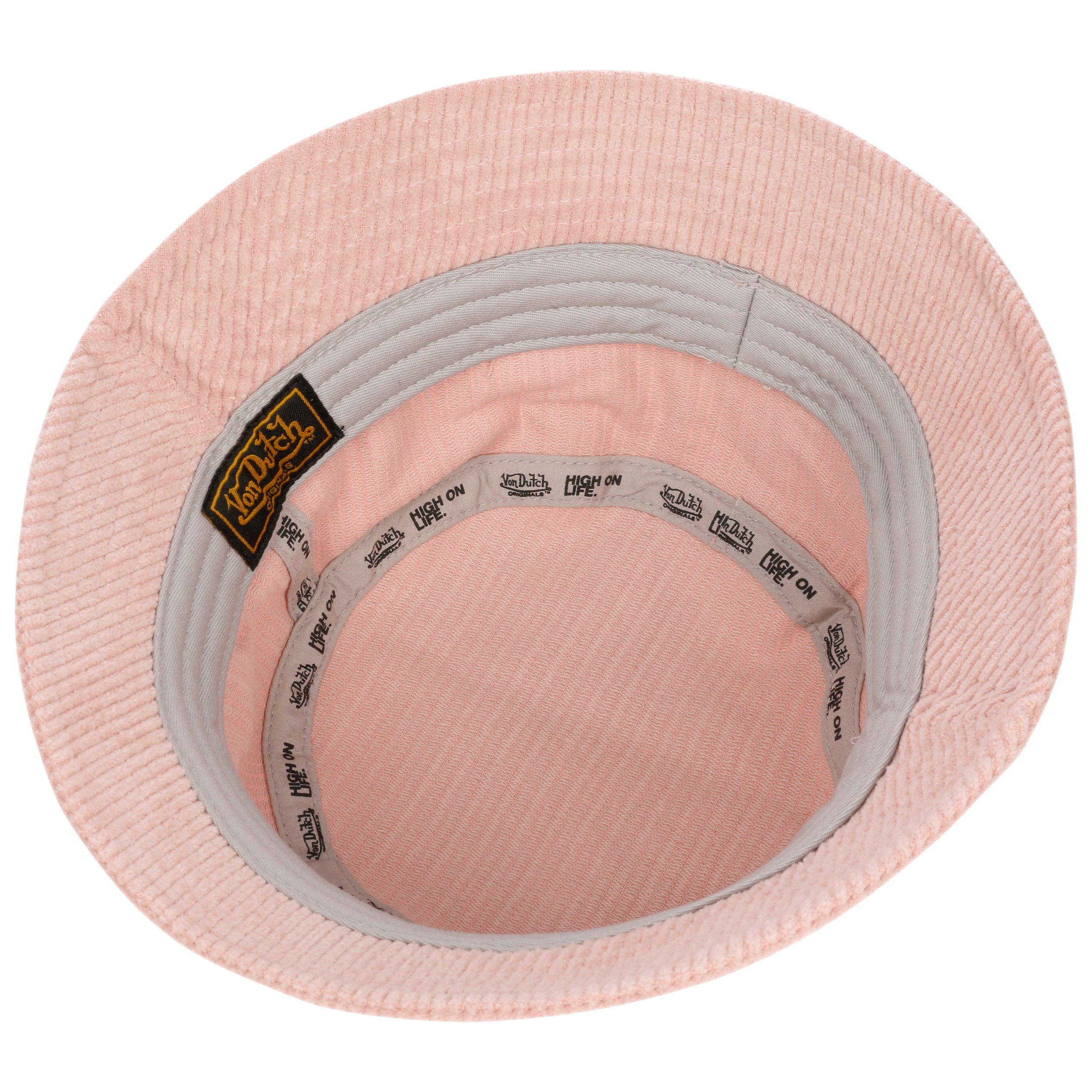 Logo Patch Bucket Corduroy Hat by Von 