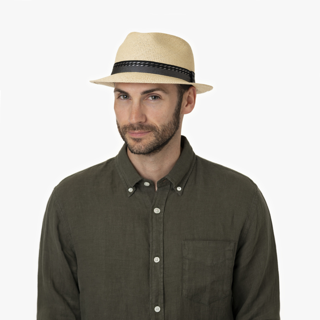 Luc Striped Band Panama Hat by Mayser - 108,95