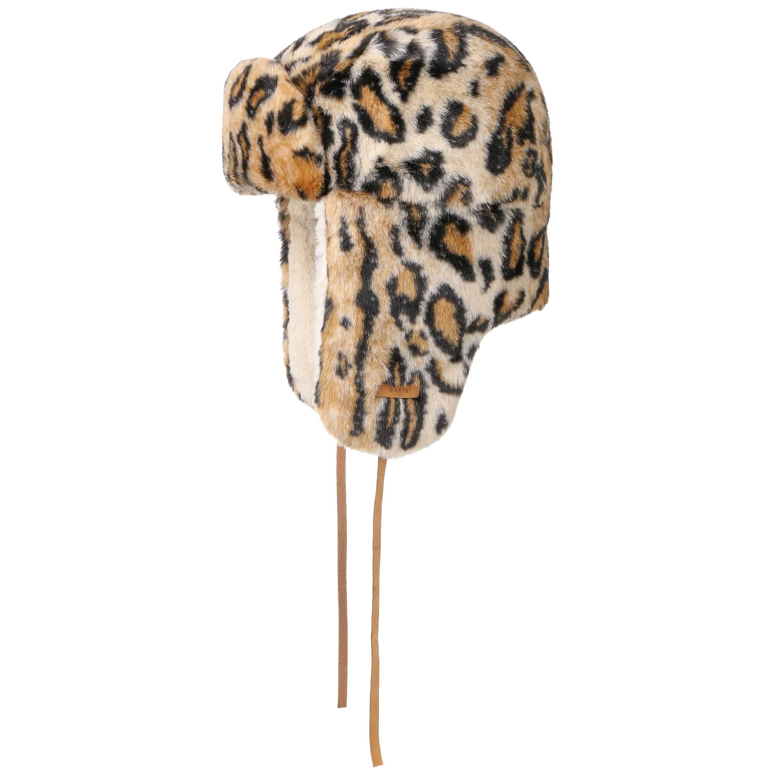 leopard winter hat