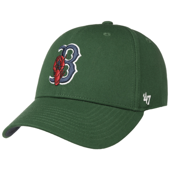 black and green red sox hat