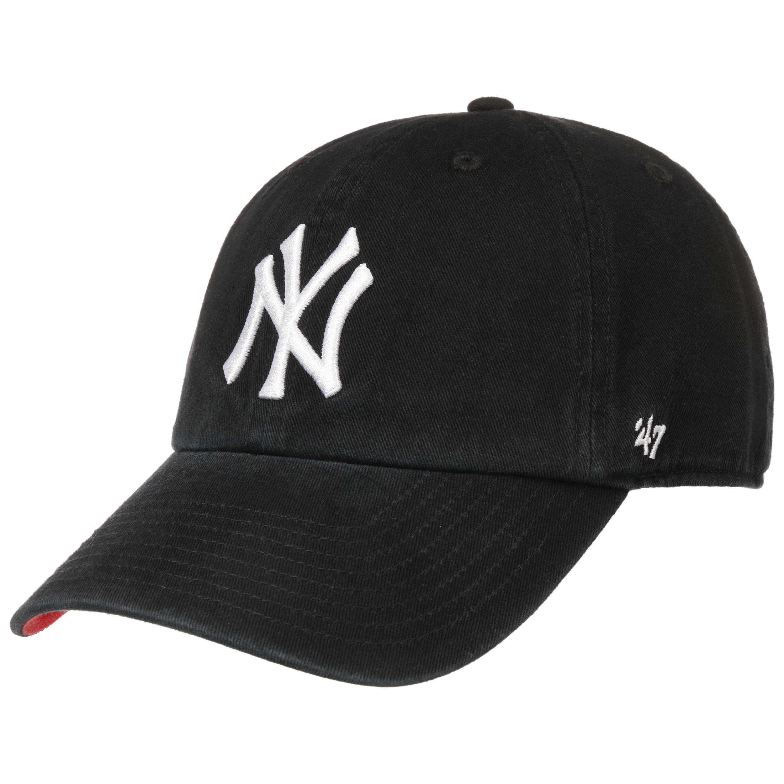 MLB New York Yankees Men's '47 Brand Clean Up Cap, Red, One-Size  Fitted cap  outfit men, Cool outfits for men, New era cap outfit men