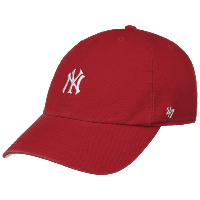 red yankee dad hat