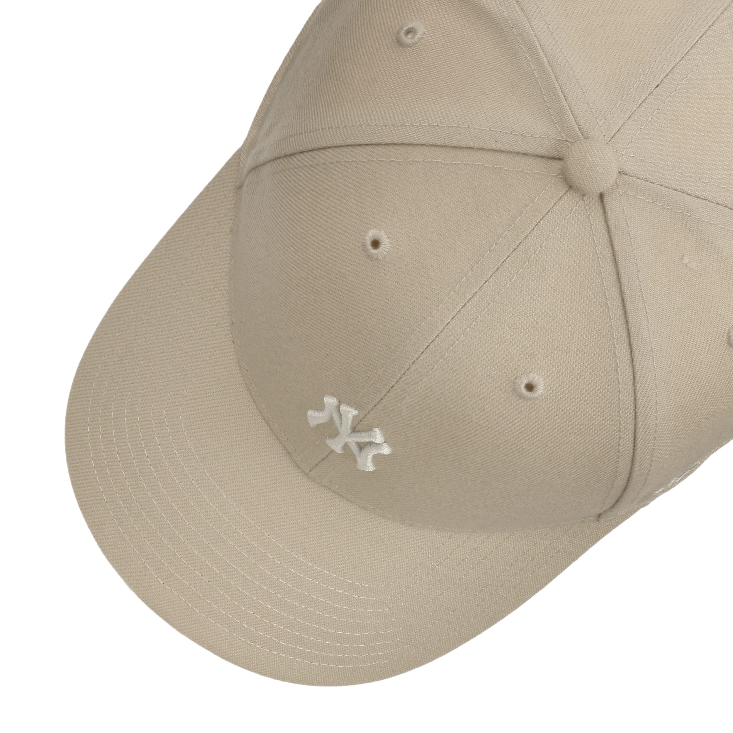 47 Brand - MLB Beige unconstructed Cap - New York Yankees MLB Base Runner Clean Up Natural Dad Cap @ Hatstore