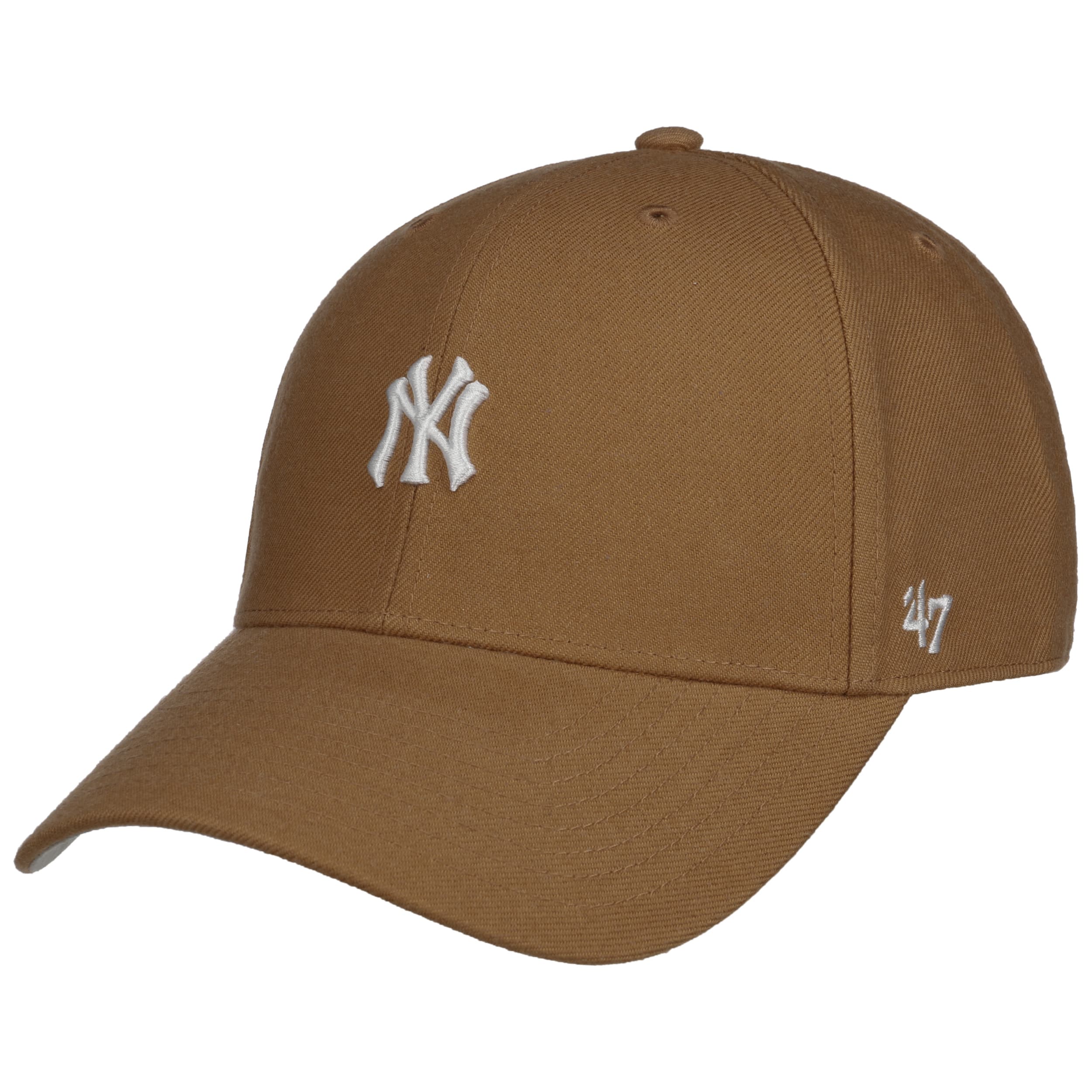 47 Brand Strapback Cap - Clean Up New York Yankees Camel