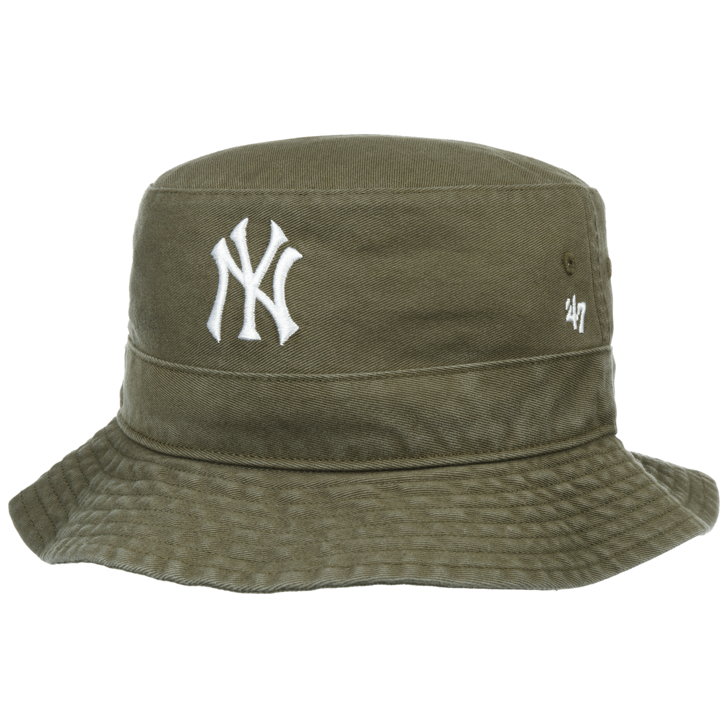 KTZ New York Yankees Heather Tipped Bucket Hat in Gray for Men