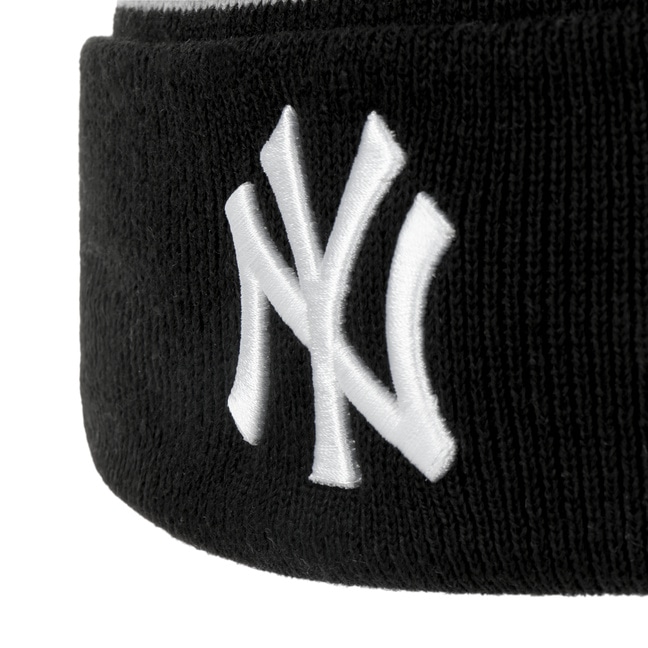 New Era MLB Essential Cuff Beanie New York Yankees Black/White