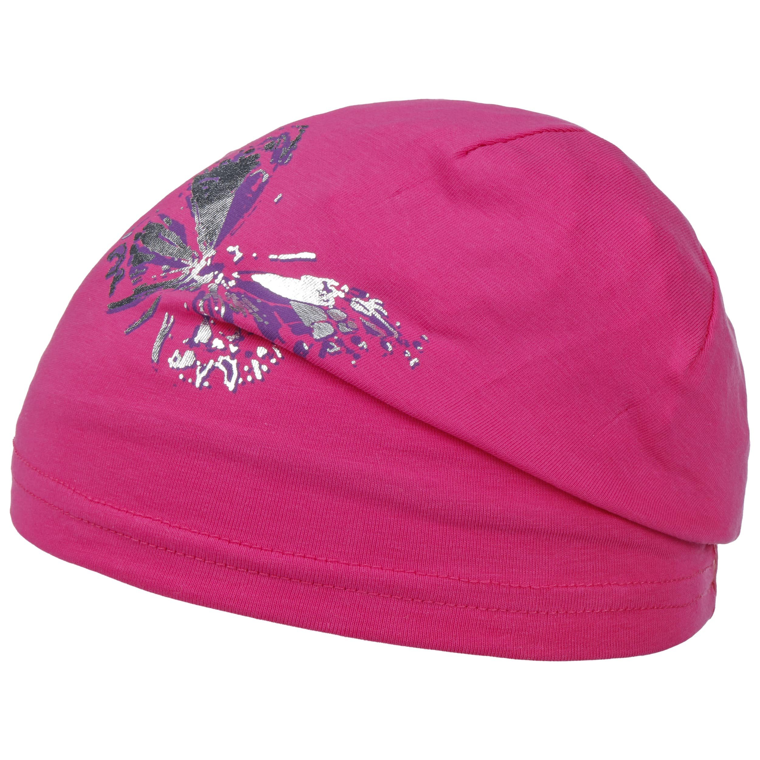 MAXIMO Beanie KIDS-Beanie bedruckter Jersey Futter Baumwolljerse Made in Germany